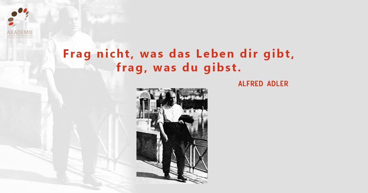 Alfred Adler - Zitat