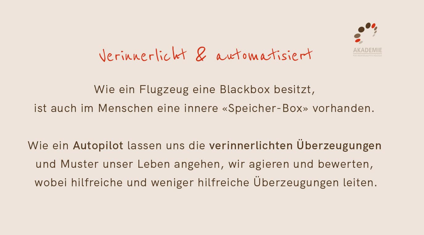 Verinnerlicht & Automatisiert